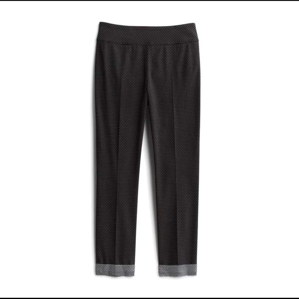 Tribal Fia Printed Cuffed Cropped Trouser